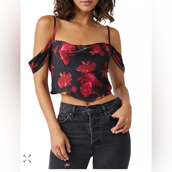 Free People Tops - Free People | Cassandra Floral Print Off-the-Shoulder Blouse